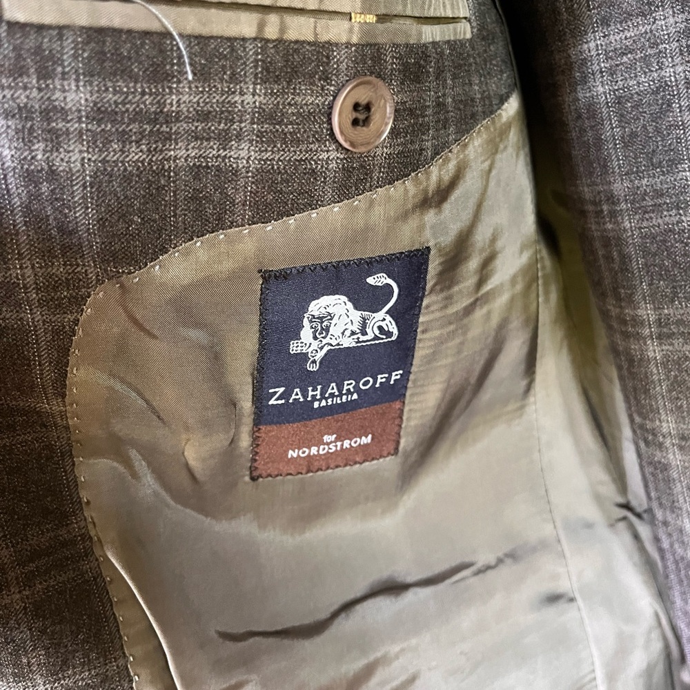 Gray Plaid Men’s Suit - Picture 5 of 11